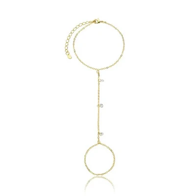 Foto Strap Hand com Cristais em Dourado