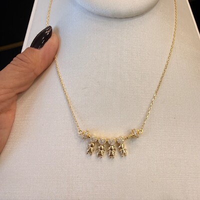 FotoColar Canga com Filho em Dourado