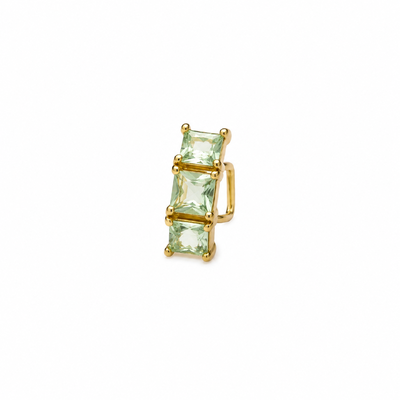 Foto Piercing Fake 3 Pedras em Dourado