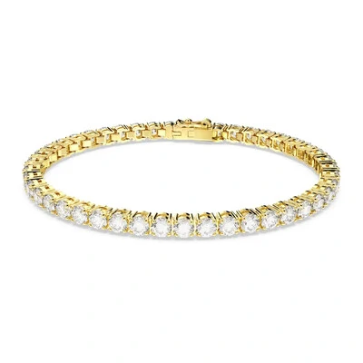 Foto Pulseira Riviera 4 Garras de Zircônias 3MM em Dourado