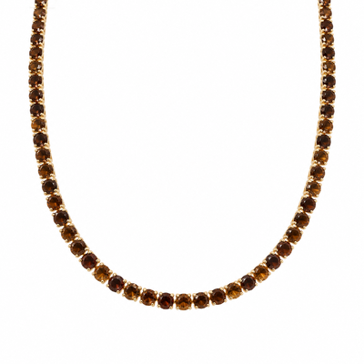 Foto Colar Riviera Brown em Dourado