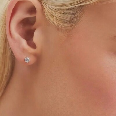 FotoBrinco Pontinho de Luz de Zircônia em Prata 925