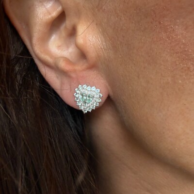 FotoBrinco Coração Princesa em Prata 925