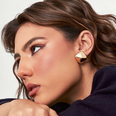 FotoBrinco Prisma Liso em Dourado