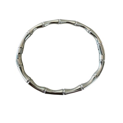 Foto Bracelete Bambu de Aco em Rodio