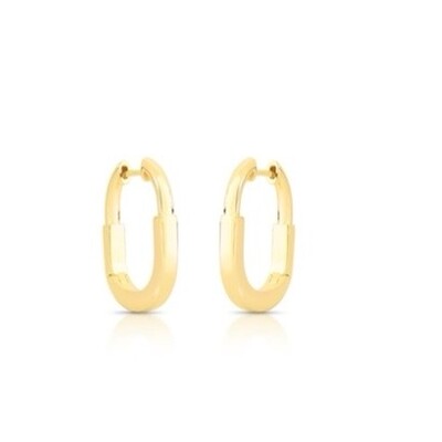 Foto Brinco Argola Locker Dourado