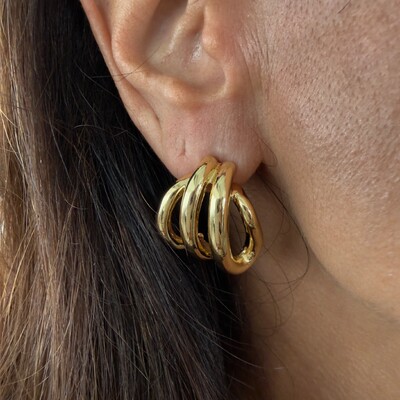 FotoBrinco 4 Filetes Largos em Dourado