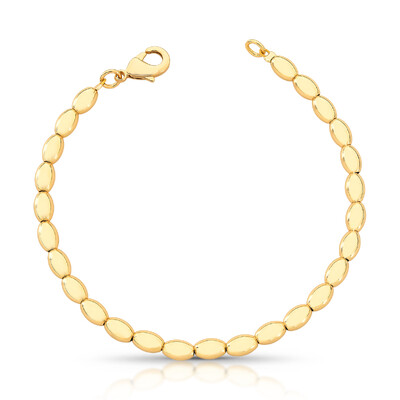 Foto Pulseira Arrozinho em Dourado