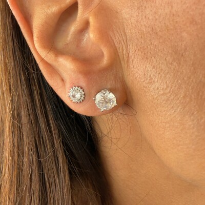 FotoBrinco Ponto de Luz Zircônia em Prata 925