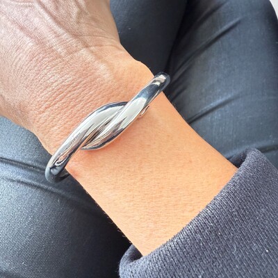 FotoBracelete Entrelaçados em Ródio