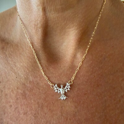 FotoColar Cartier Dourado com Espírito Santo em Ródio