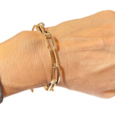 FotoPulseira Elos Cartier Largo em Dourado
