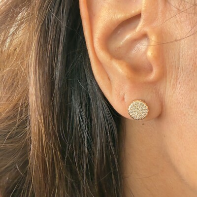 FotoBrinco Cravejado com Zircônias em Dourado