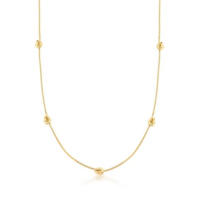 Foto Colar com Noszinhos em Dourado
