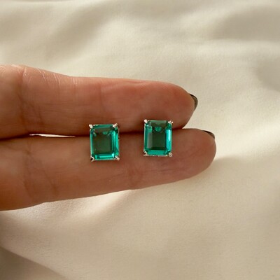 FotoBrinco Retangular Paraíba Fusion em Ródio