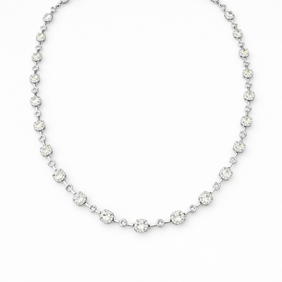 Foto Colar Riviera Princesa Citrinos e Zircônias em Ródio