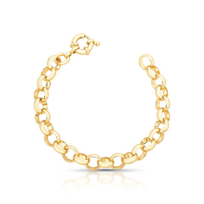Foto Pulseira Elos Portugueses em Dourado