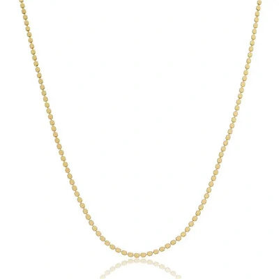 Foto Colar Chokker Bolinhas Amassadas Pequenas em Dourado