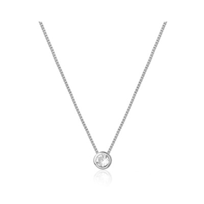 Foto Colar Ponto de Luz em Ródio