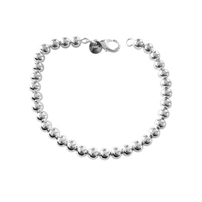 Foto Pulseira Bolinhas em Prata 925