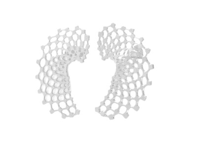 Foto Brinco Chapa Vazada e Polida em Ródio