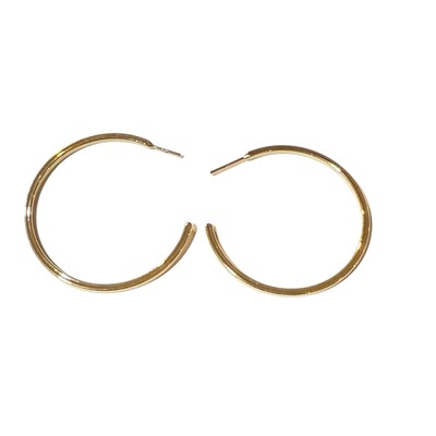 Foto Brinco Argola Lisa em Dourado