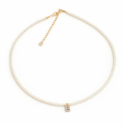 Foto Colar Perolinhas com Letra