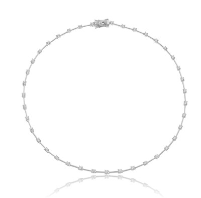 Foto Colar Riviera Fio Faca Citrino em Ródio