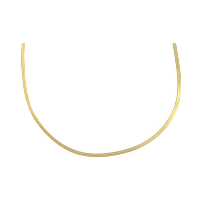 Foto Colar Fita Fina Dourada