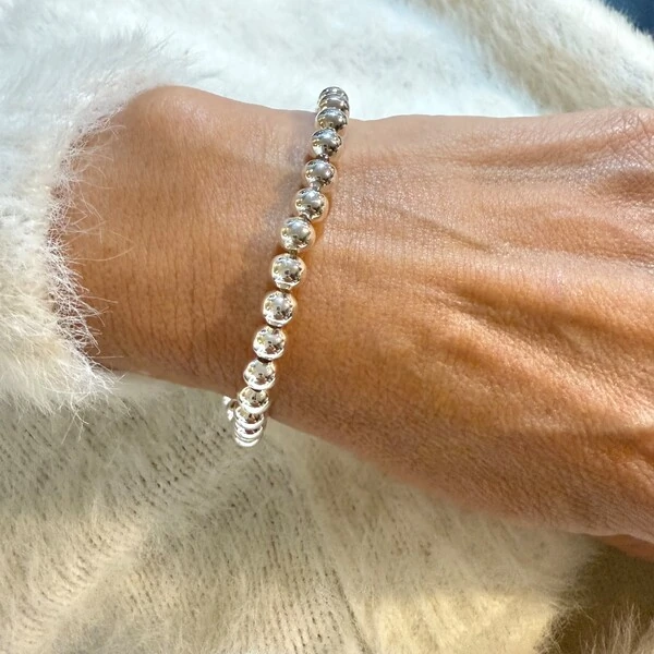 Pulseira Bolinhas em Prata 925
