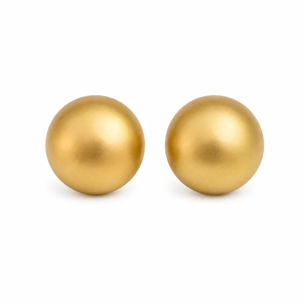 Brinco Dourado Fosco