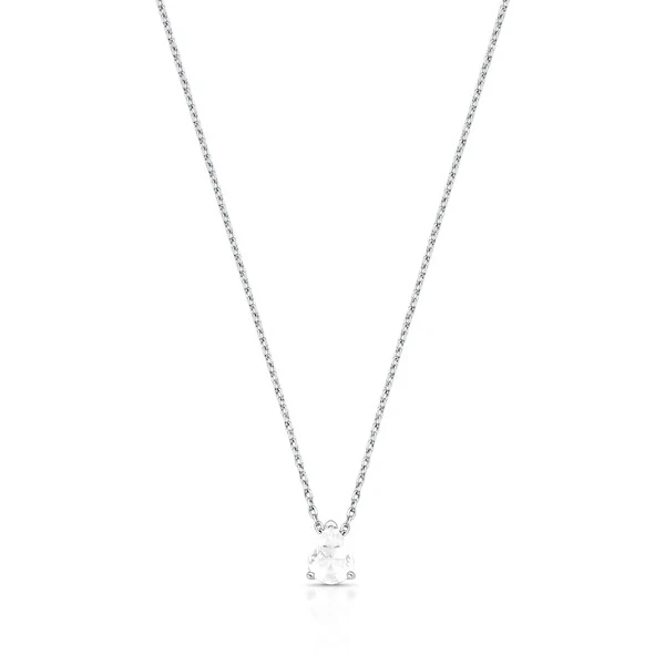 Colar Gotinha Zircônia em Ródio