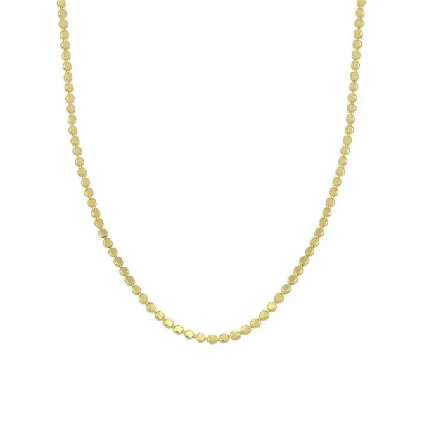 Colar Chokker Bolinhas Amassadas em Dourado