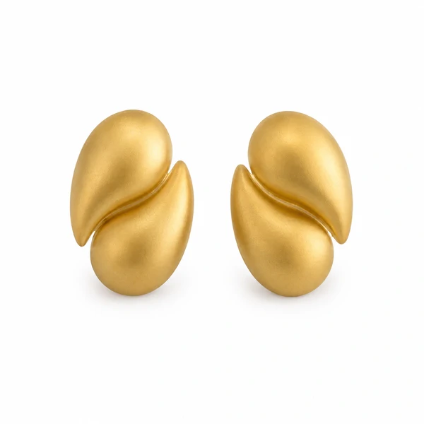 Brinco Dourado Fosco