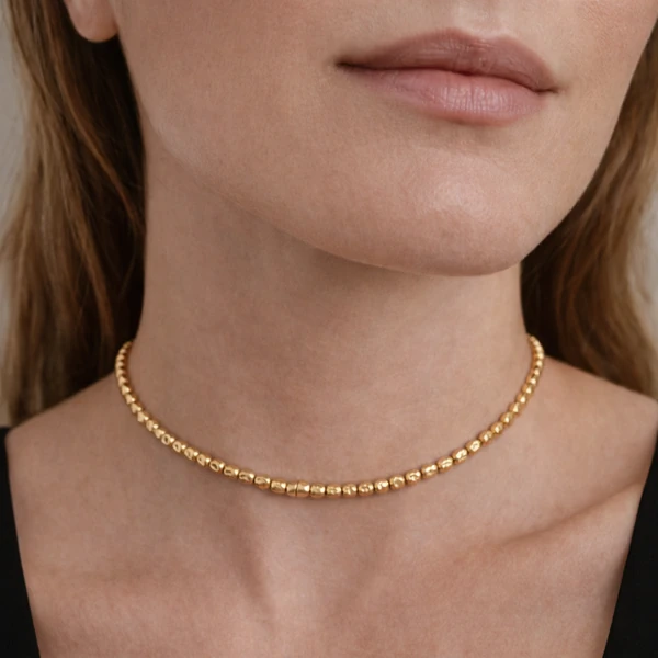 Colar Peças Douradas