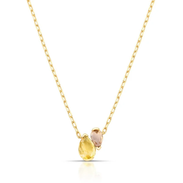 Colar Duqs Gotas em Dourado