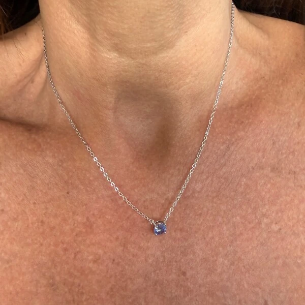 Colar Ponto de Luz 6MM em Ródio