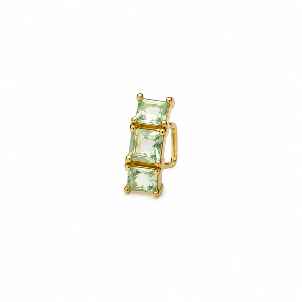 Piercing Fake 3 Pedras em Dourado