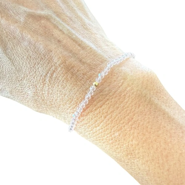 Pulseira Cristal Colors em Dourado