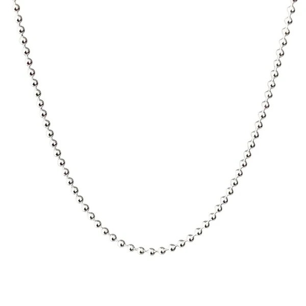 Colar Esferinhas 2,5MM em Ródio