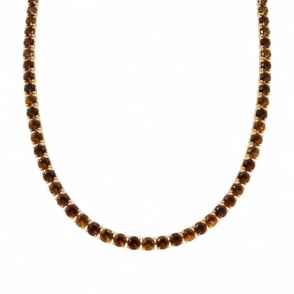 Colar Riviera Brown em Dourado