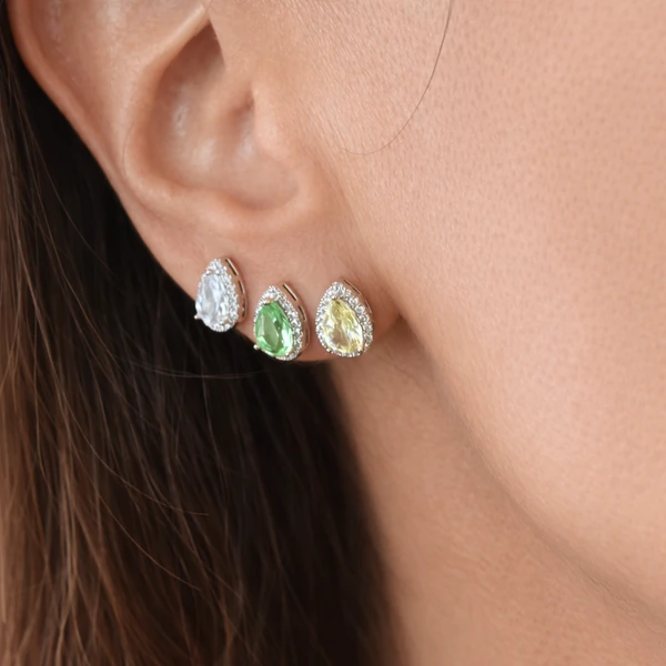 Brinco Princesa Gota M em Rodio