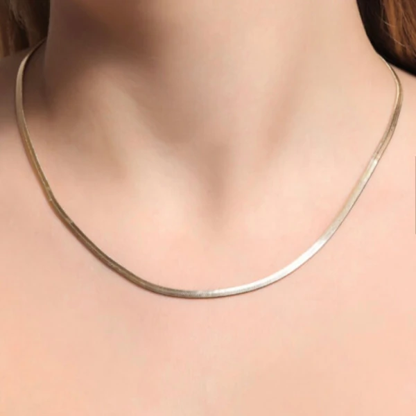 Colar Fita Fina Dourada