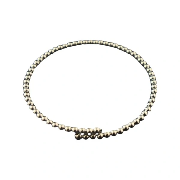 Bracelete de Bolinhas 2,5MM em Ródio