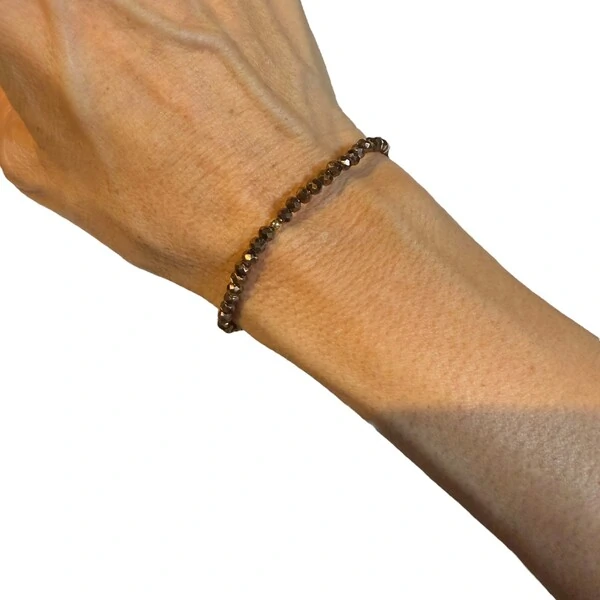 Pulseira Cristal Colors em Dourado