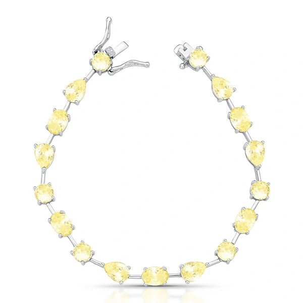 Pulseira Riviera Faca em Ródio