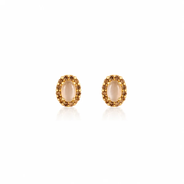 Brinco Princesa Morganita em Dourado
