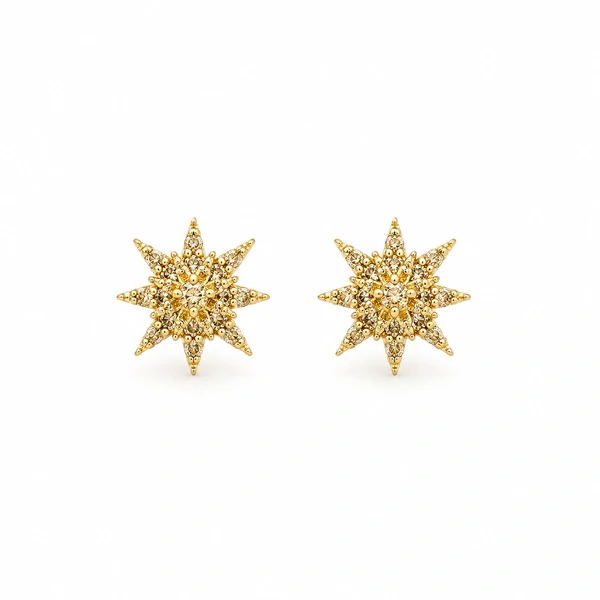 Brinco Star Cravejado com Zirconias