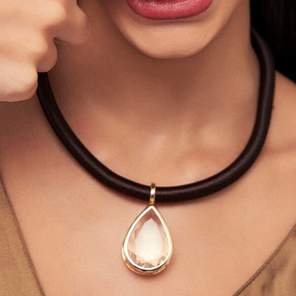 Colar Fio Grosso Preto