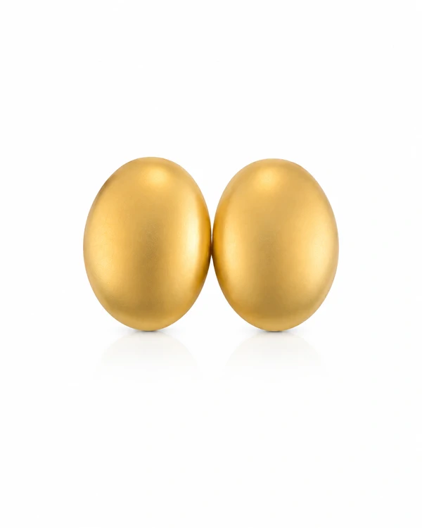 Brinco Dourado Fosco